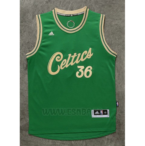 Camiseta Navidad 2015 Boston Celtics Marcus Smart #36 Verde